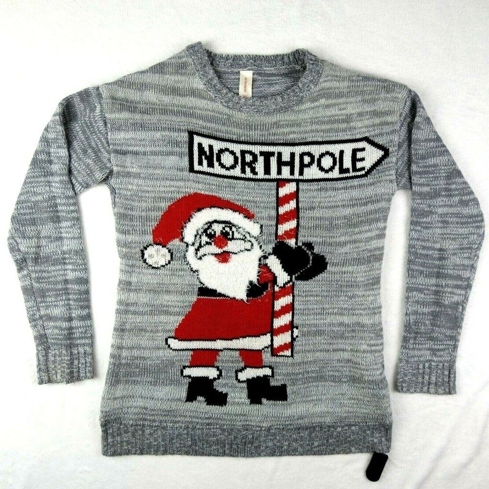 Ugly Christmas Sweater North Pole Santa